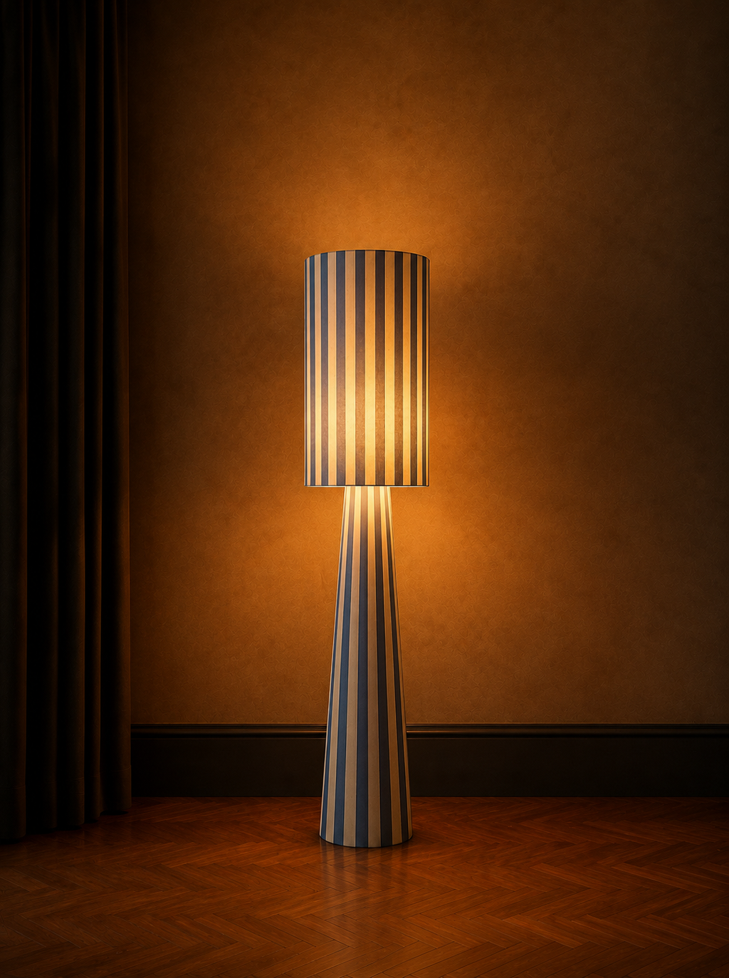 Nanny Striped Floor Lamp
